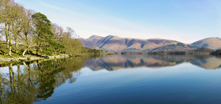 Skiddaw across Derwentwater